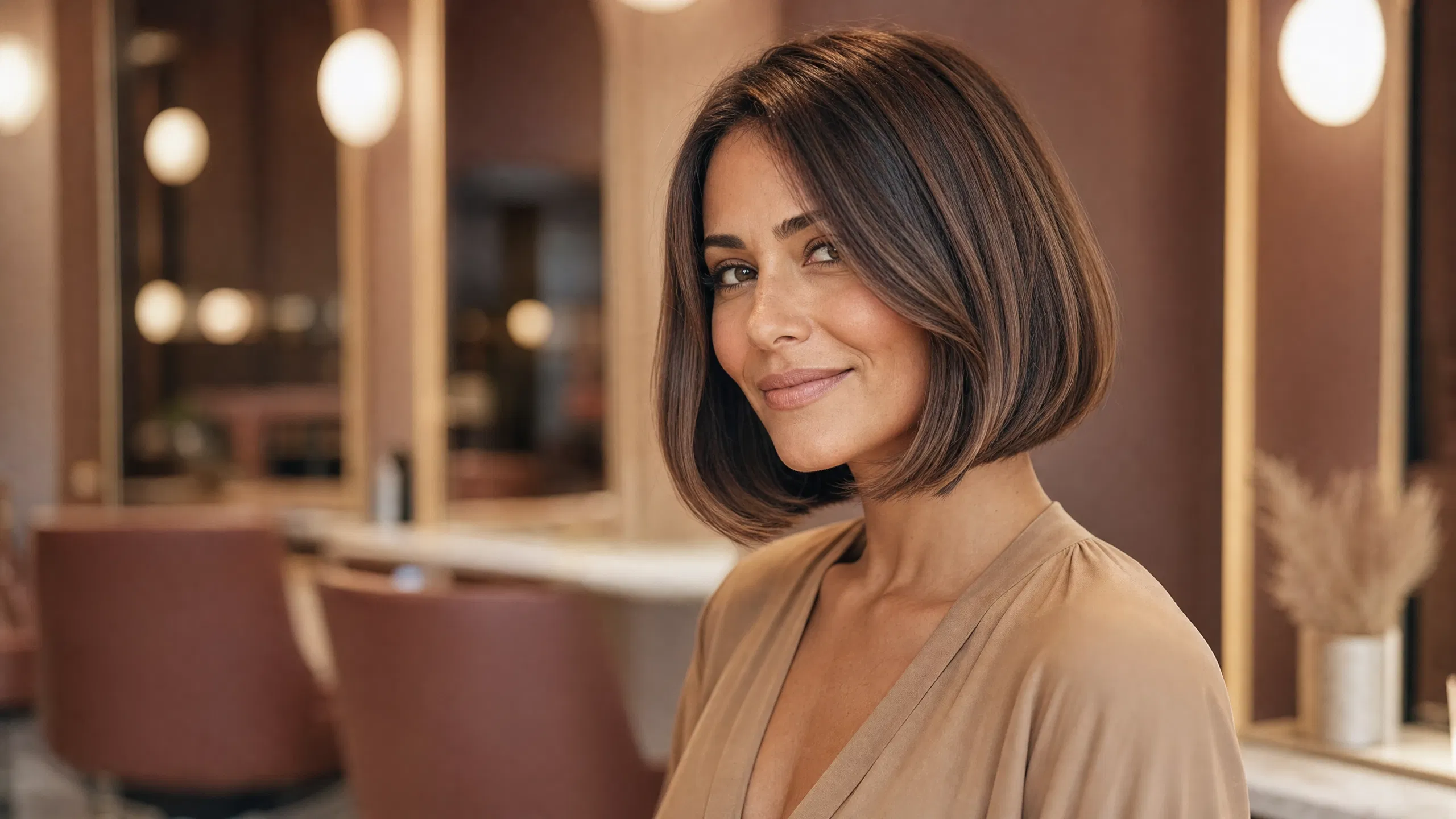 Shaggy Bob mit Bewegung und Haarverdichtung bei DILEK Friseur in Offenbach